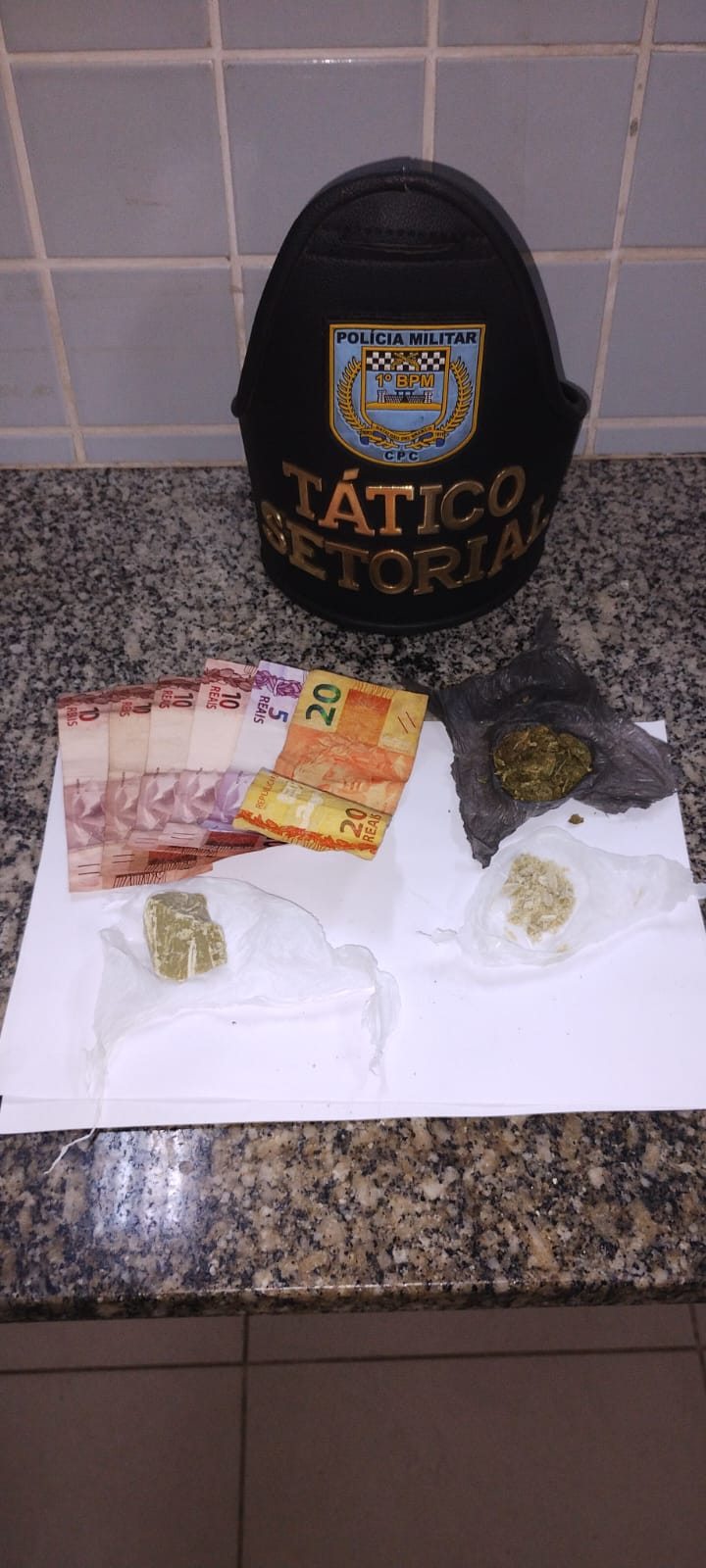 Suspeito de tráfico é preso em Boa Vista com apoio do Tático Setorial e Canil da PM